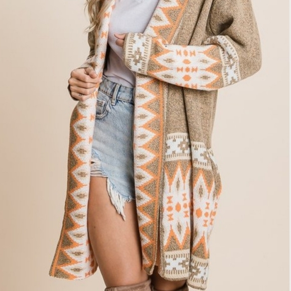 BiBi Aztec cardigan NWT - Picture 3 of 6